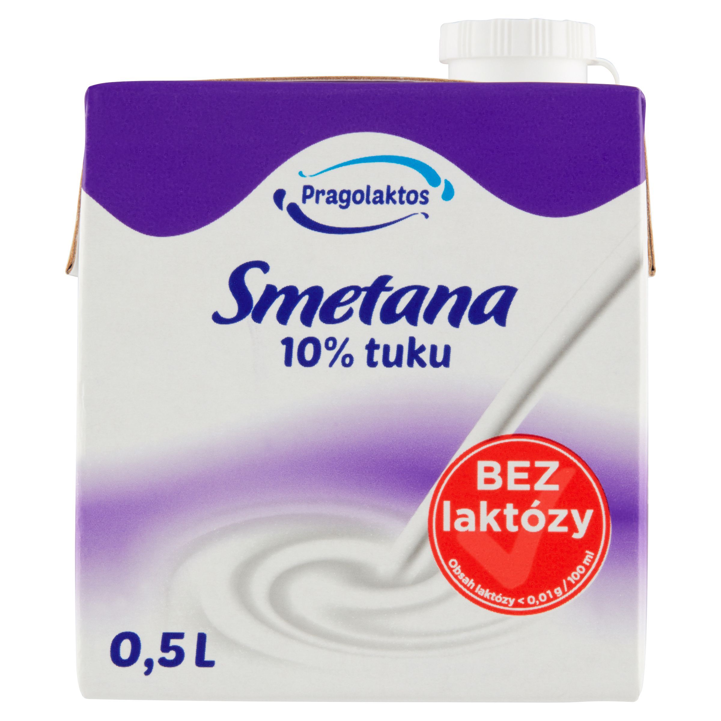 Mléčné a chlazené - Pragolaktos smetana bez laktózy 10% 500 ml