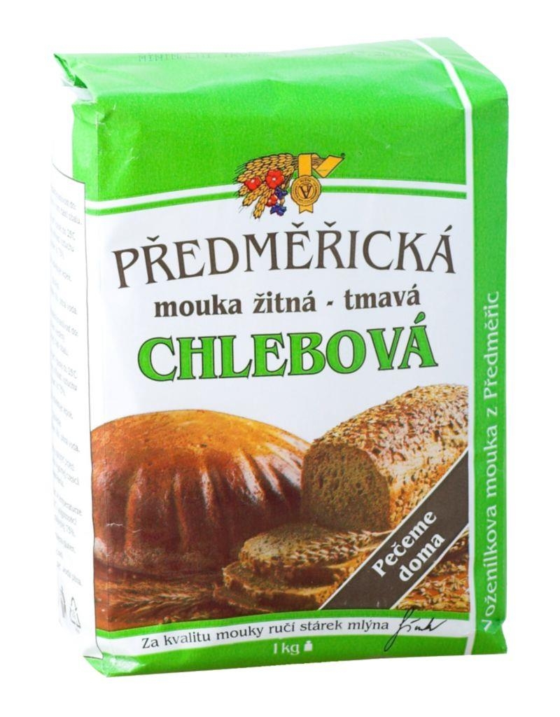 Trvanlivé potraviny - Předměřická Chlebová mouka žitná tmavá 1kg