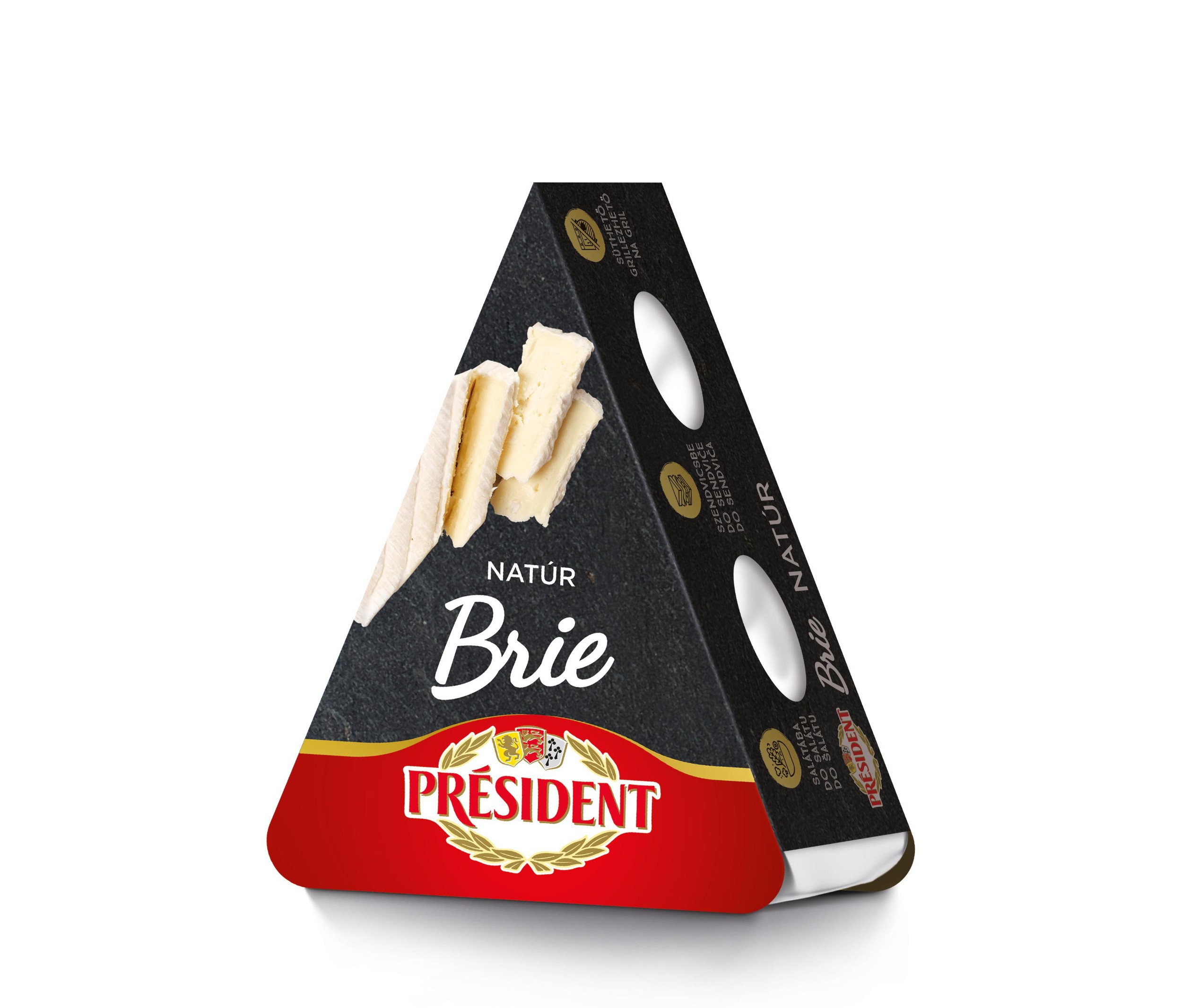Mléčné a chlazené - Président Brie natur 125g
