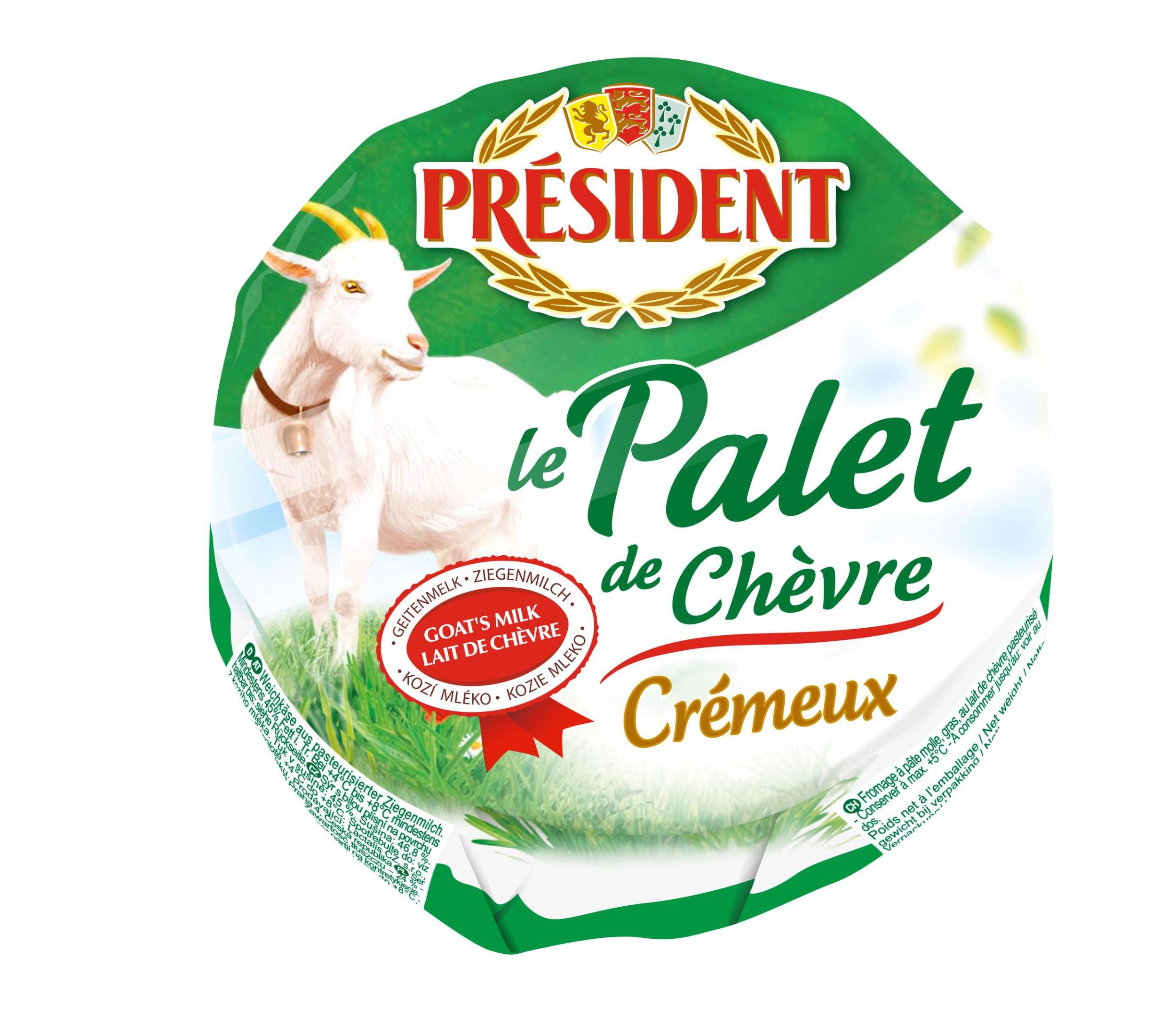 Mléčné a chlazené - Président Kozí sýr Le Palet 120 g
