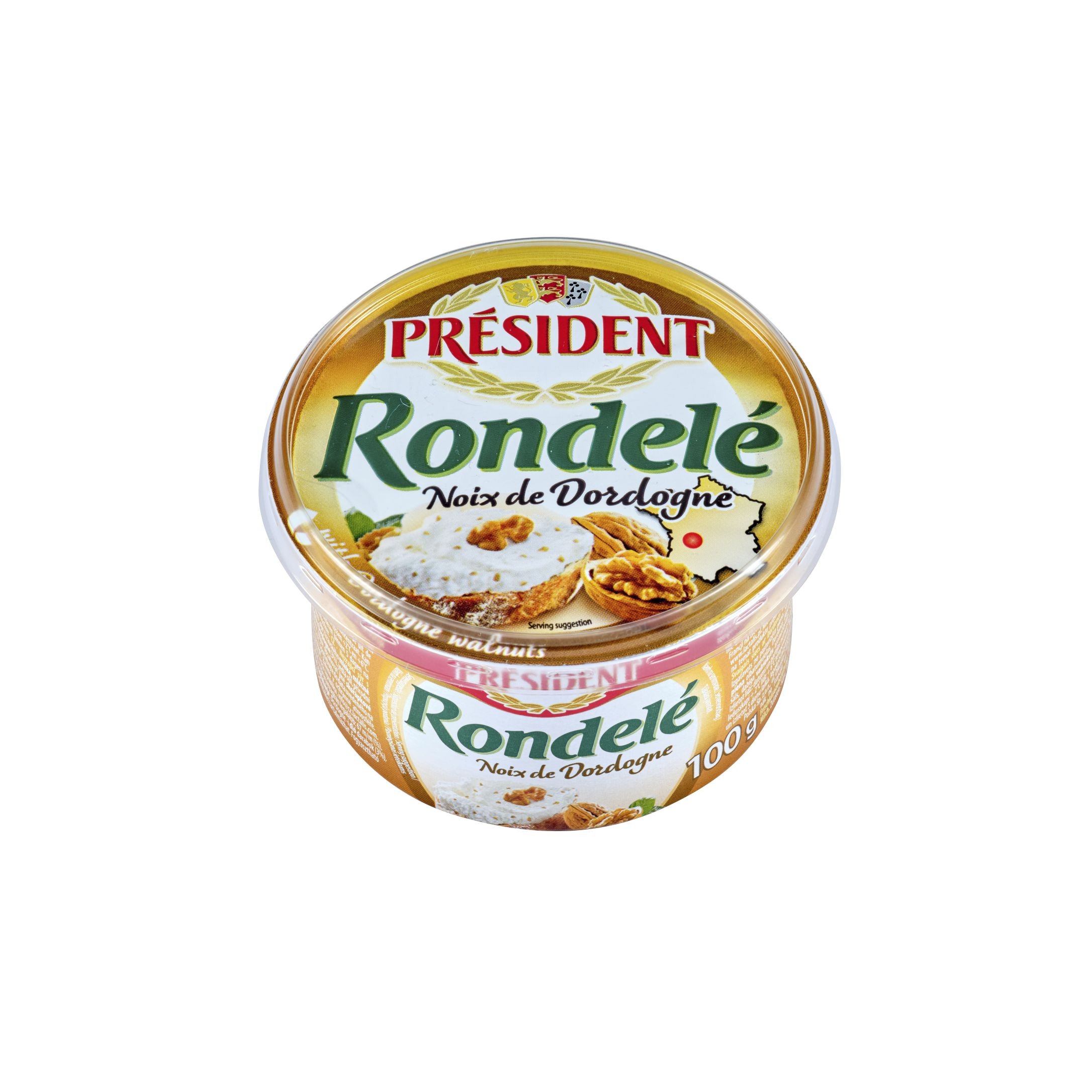 Mléčné a chlazené - Président Rondelé vlašské ořechy 100 g