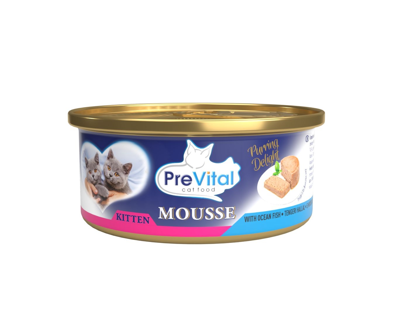 Svět zvířat - Prevital konzerva mořské ryby pro koťata 85g