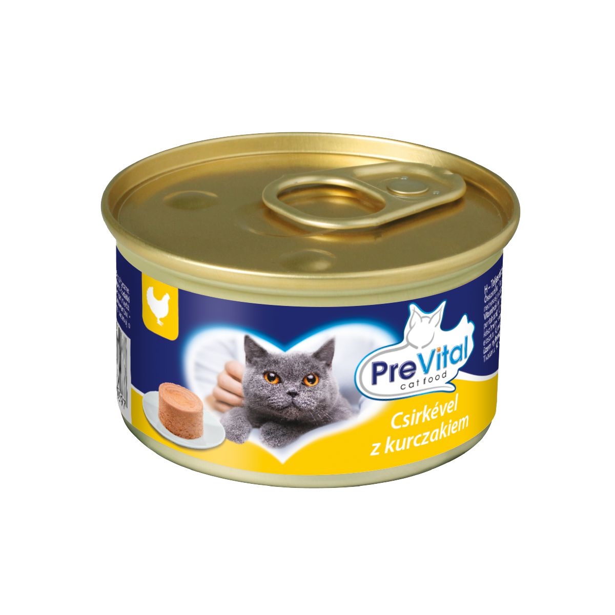 Svět zvířat - Prevital konzerva pro kočku s kuřecím masem 85g