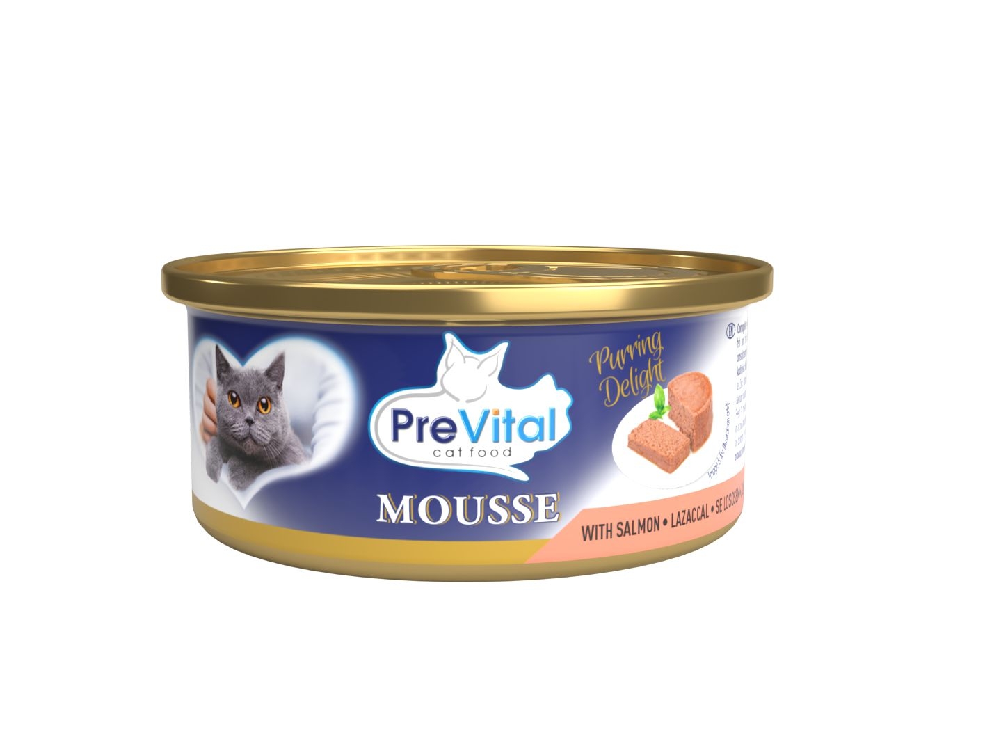 Svět zvířat - Prevital konzerva pro kočku s lososem 85g