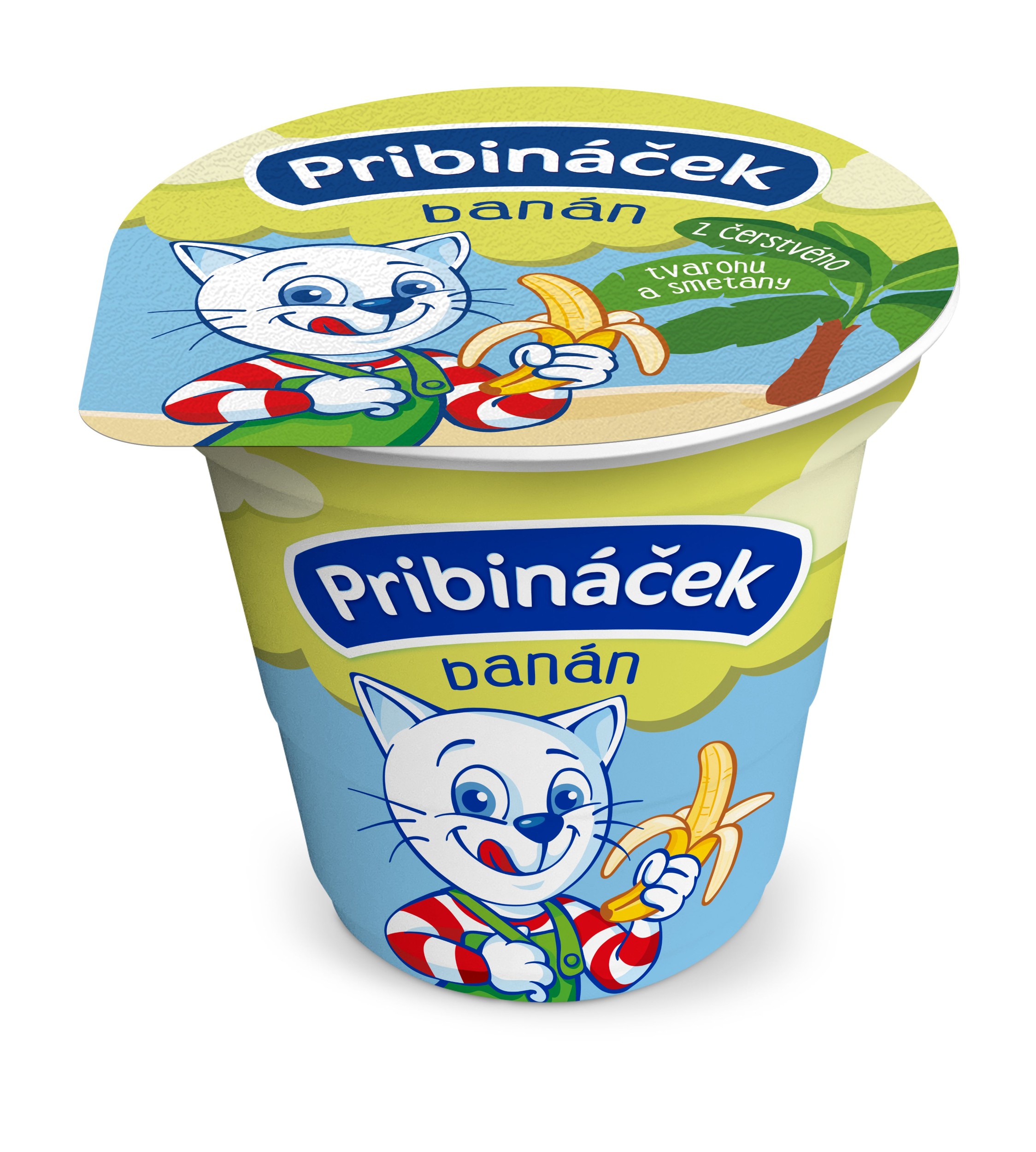 Mléčné a chlazené - Pribináček banánový 125g