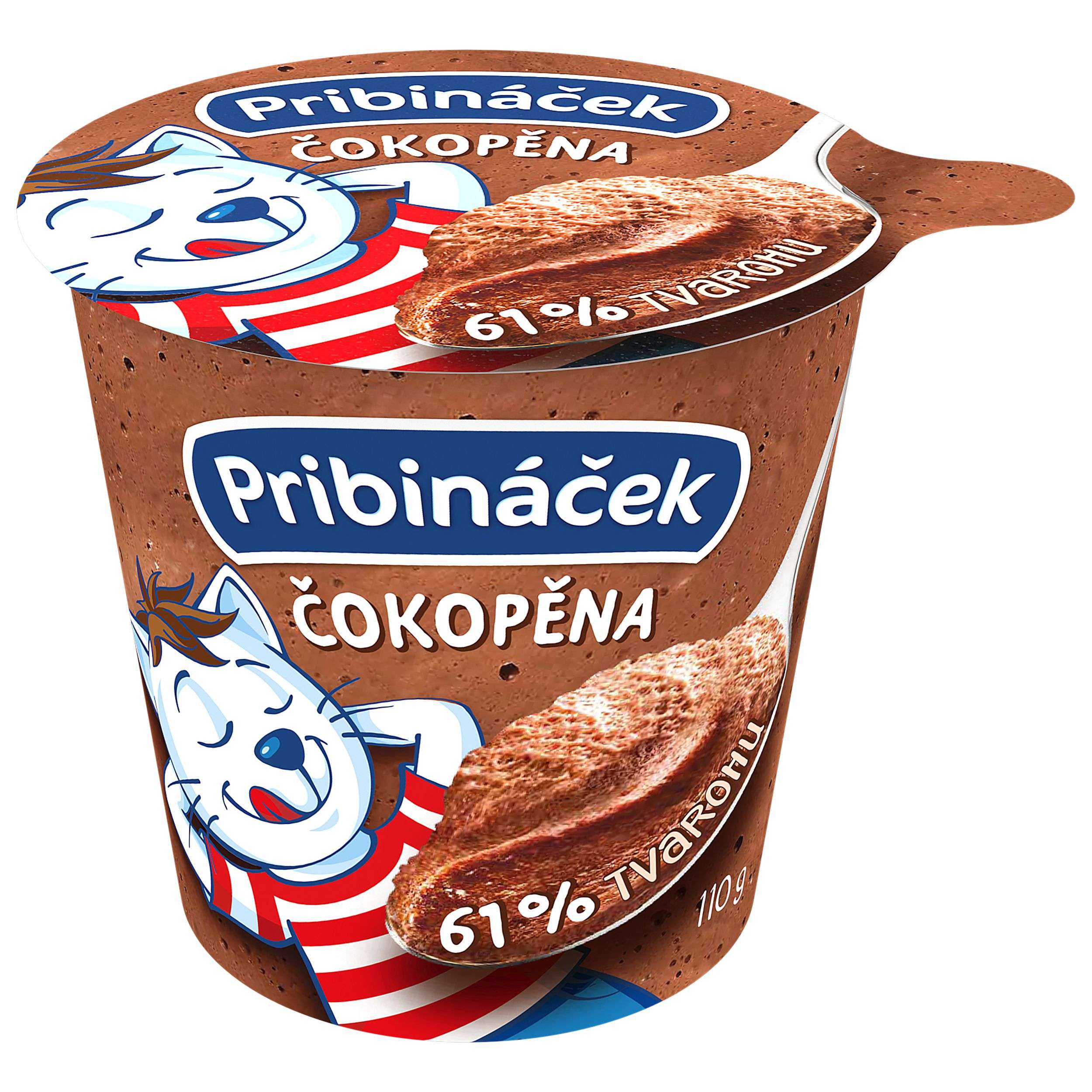 Mléčné a chlazené - Pribináček Čokopěna 110g