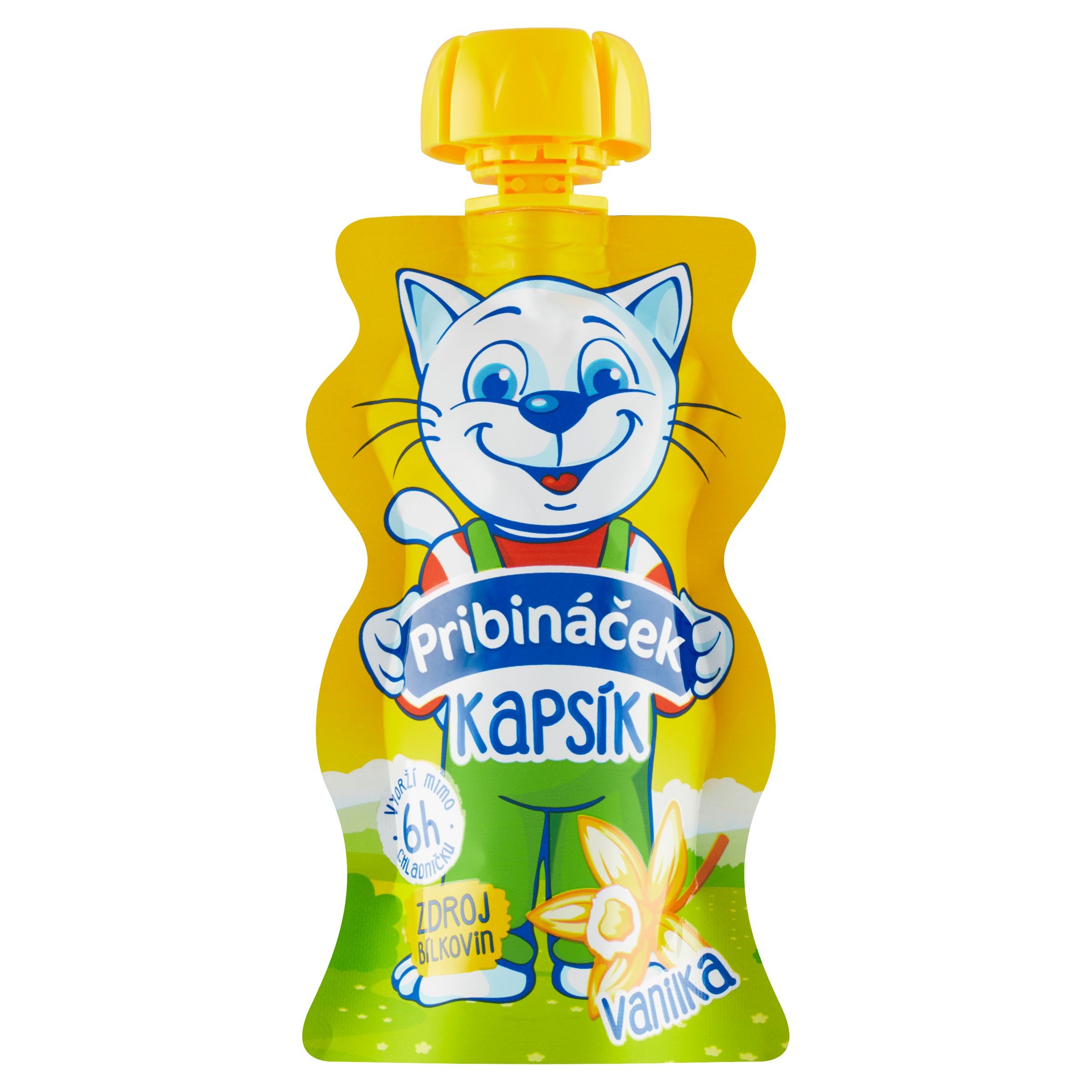 Mléčné a chlazené - Pribináček Kapsík vanilka 70 g