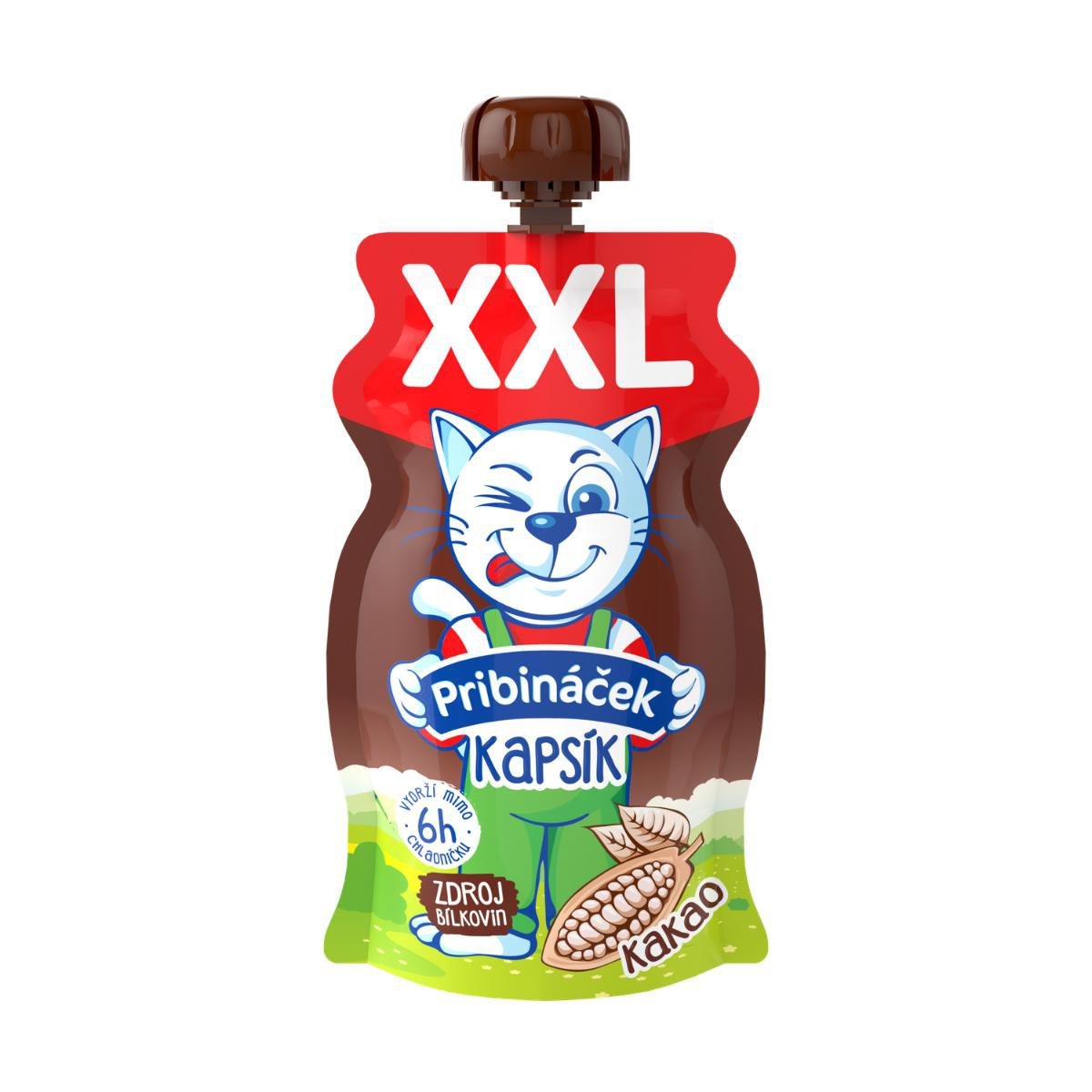 Mléčné a chlazené - Pribináček Kapsík XXL kakao 120g