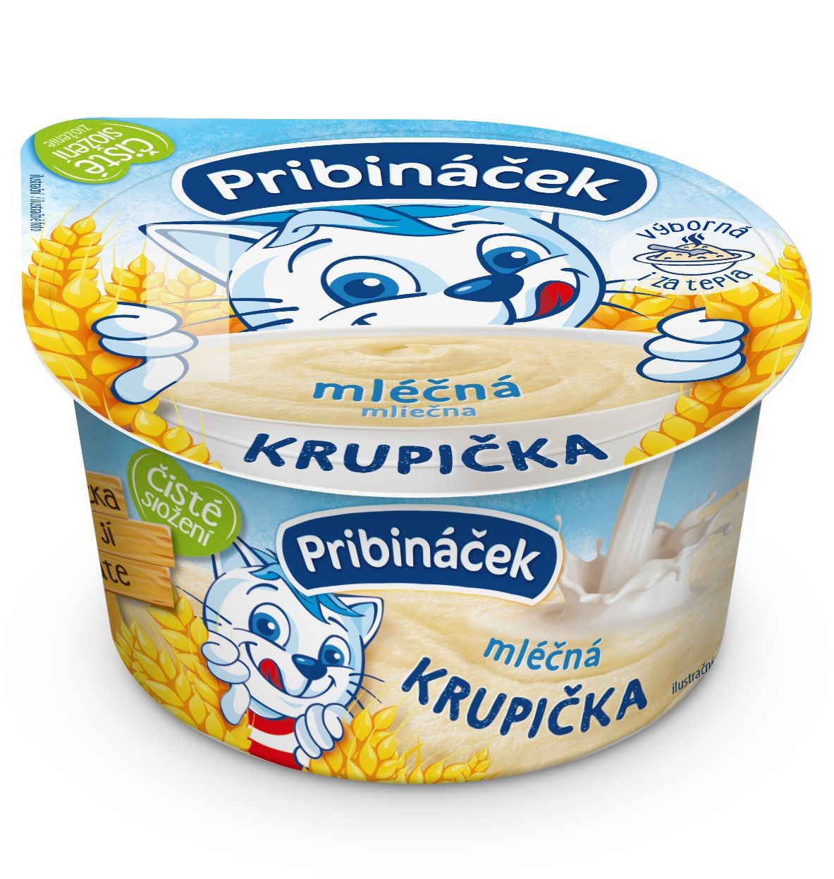 Mléčné a chlazené - Pribináček krupička mléčná 140g