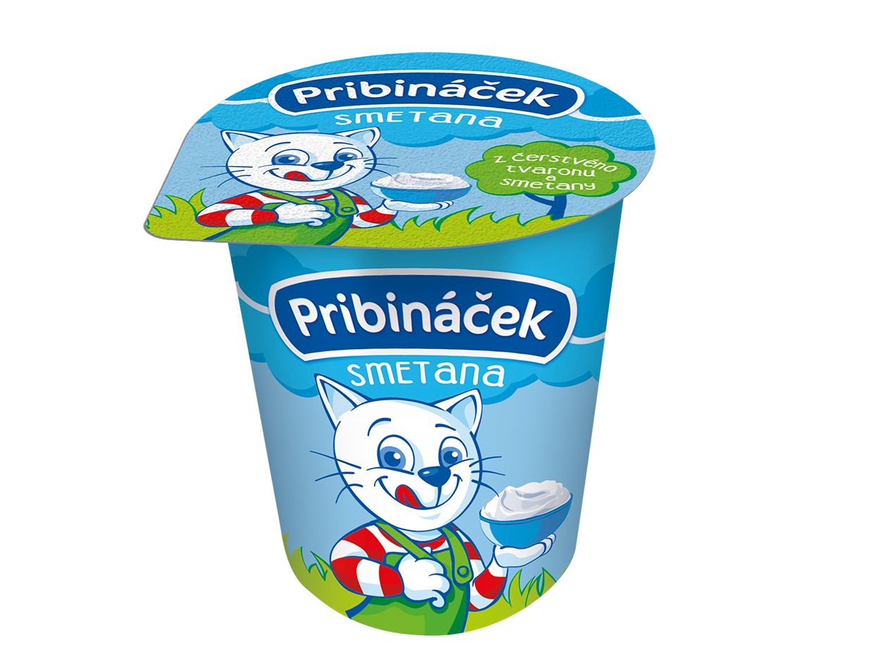 Mléčné a chlazené - Pribináček smetana 70g
