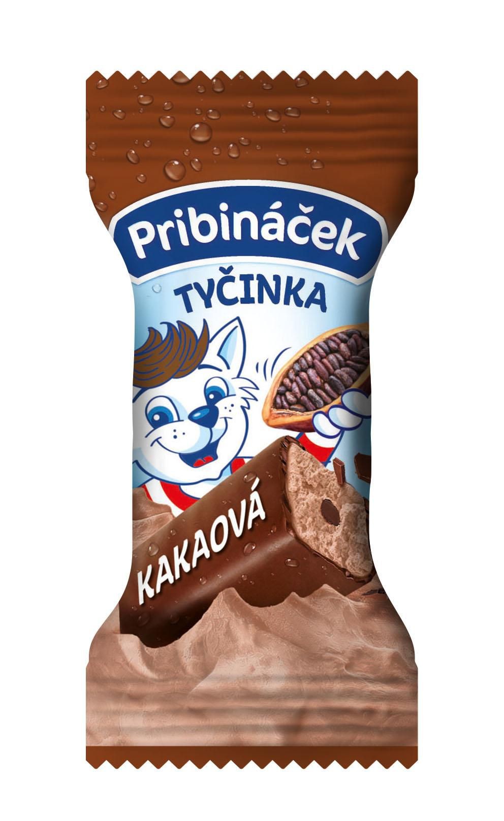 Mléčné a chlazené - Pribináček Tyčinka s tvarohem, kakaová 38g