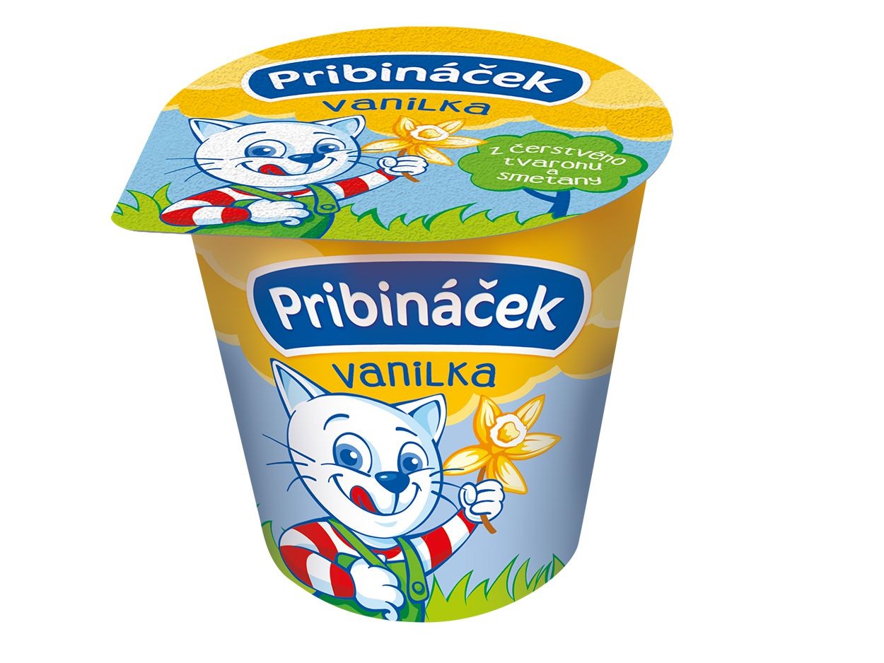 Mléčné a chlazené - Pribináček Vanilka 125 g