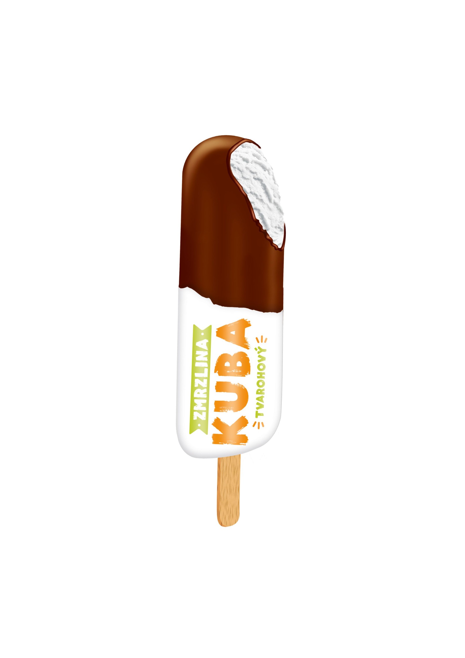 Mražené potraviny - Prima Kuba Mražený tvarohový krém v kakaové polevě 46 g