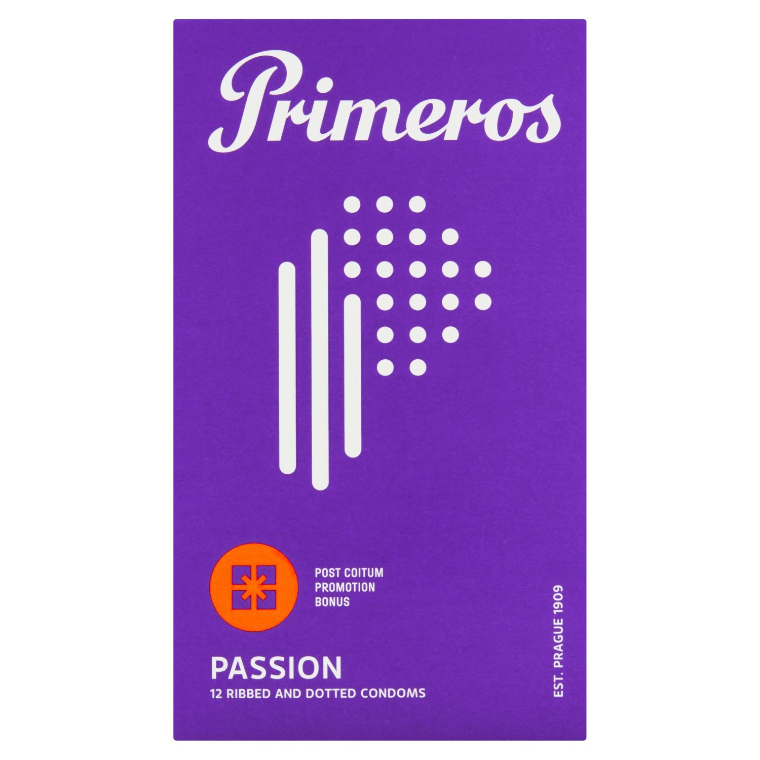 Drogerie a kosmetika - Primeros Passion kondomy s vroubky a výčnělky, 12 ks