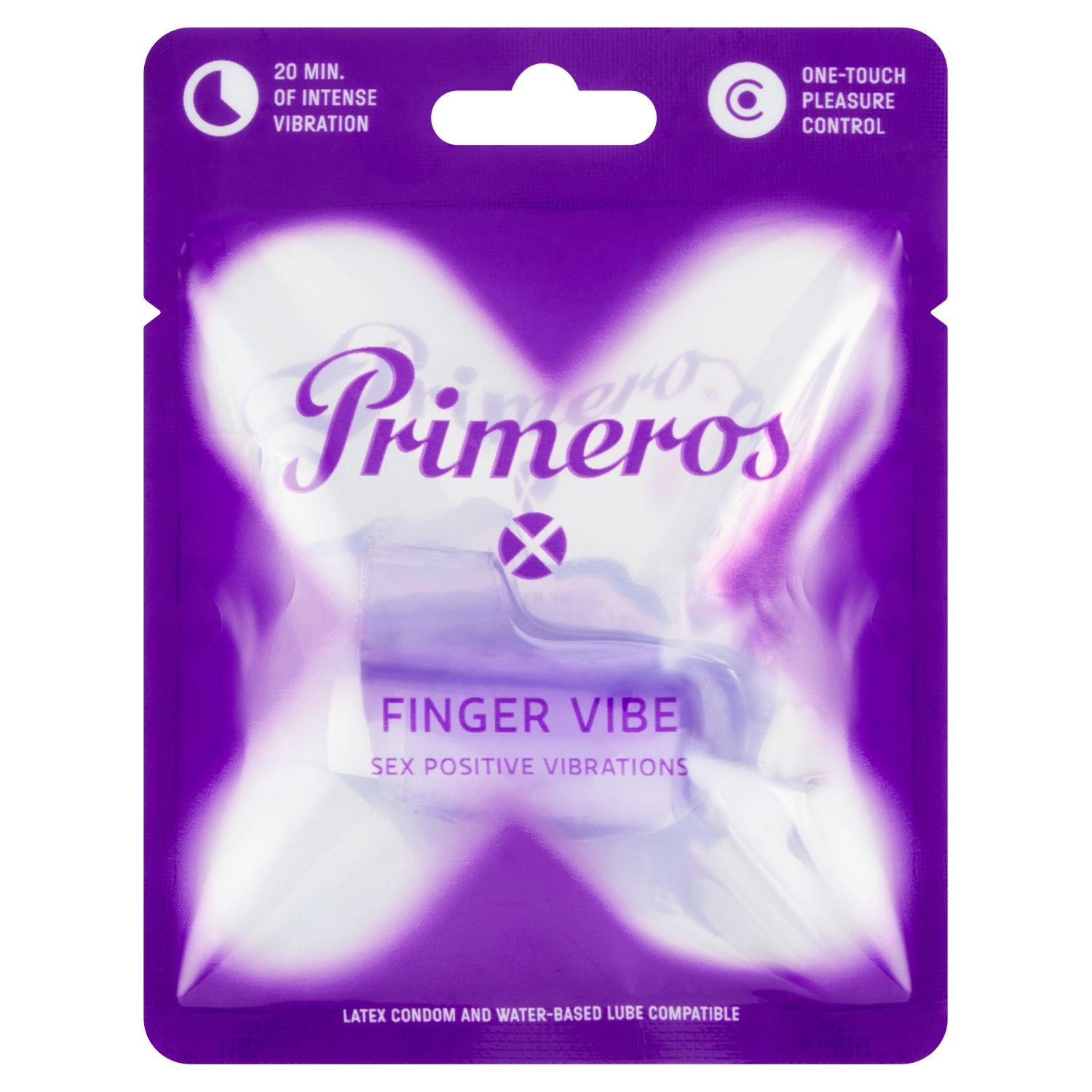 Drogerie a kosmetika - Primeros Ring Finger vibrační náprstek 1 ks