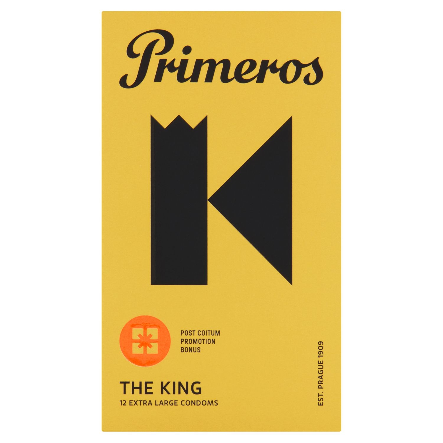 Drogerie a kosmetika - Primeros The King extra velké kondomy 12 ks