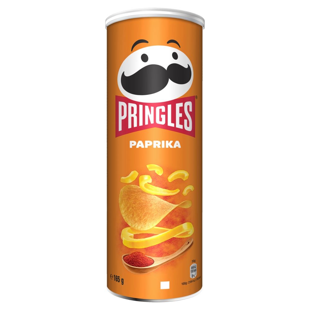 Trvanlivé potraviny - Pringles Paprika 165 g