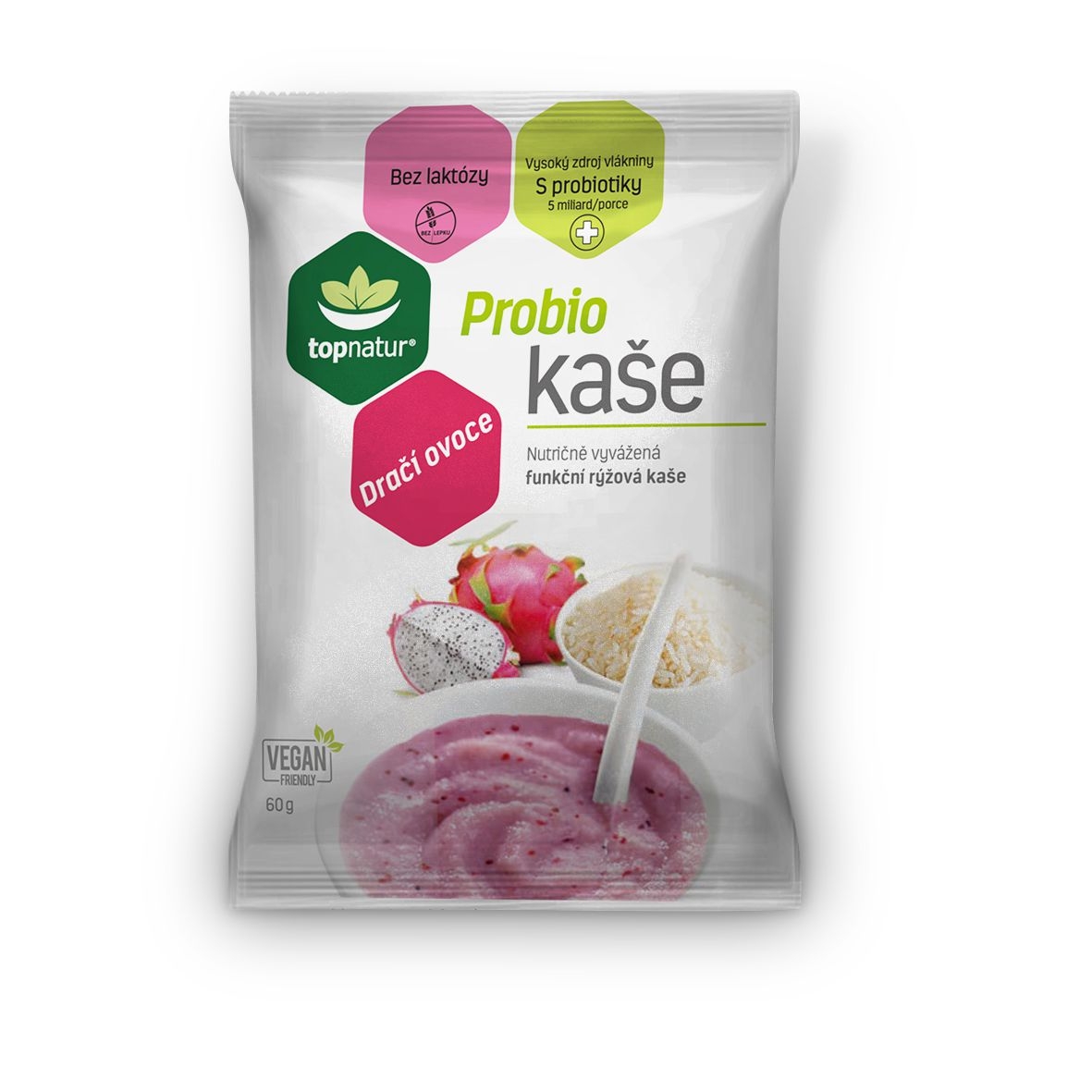 Trvanlivé potraviny - PROBIO KAŠE RÝŽ. DRAČÍ OVOCE 60G