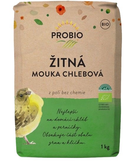 Trvanlivé potraviny - Probio Mouka žitná BIO chlebová 1 kg