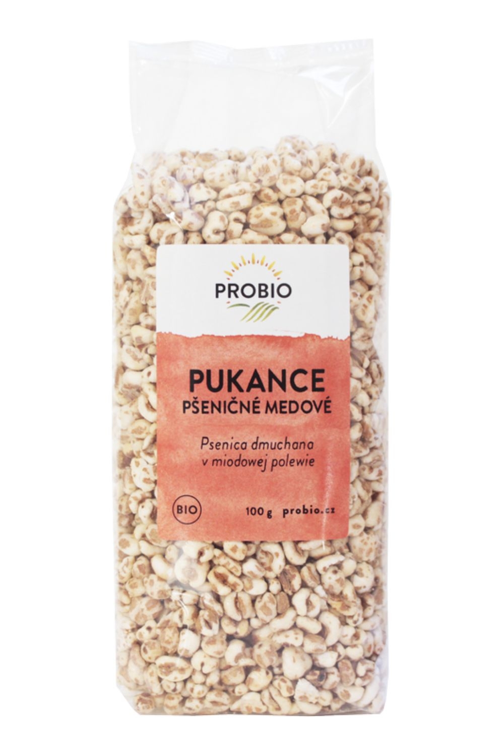 Zdravý svět - Probio Pukance BIO pšeničné medové 100 g