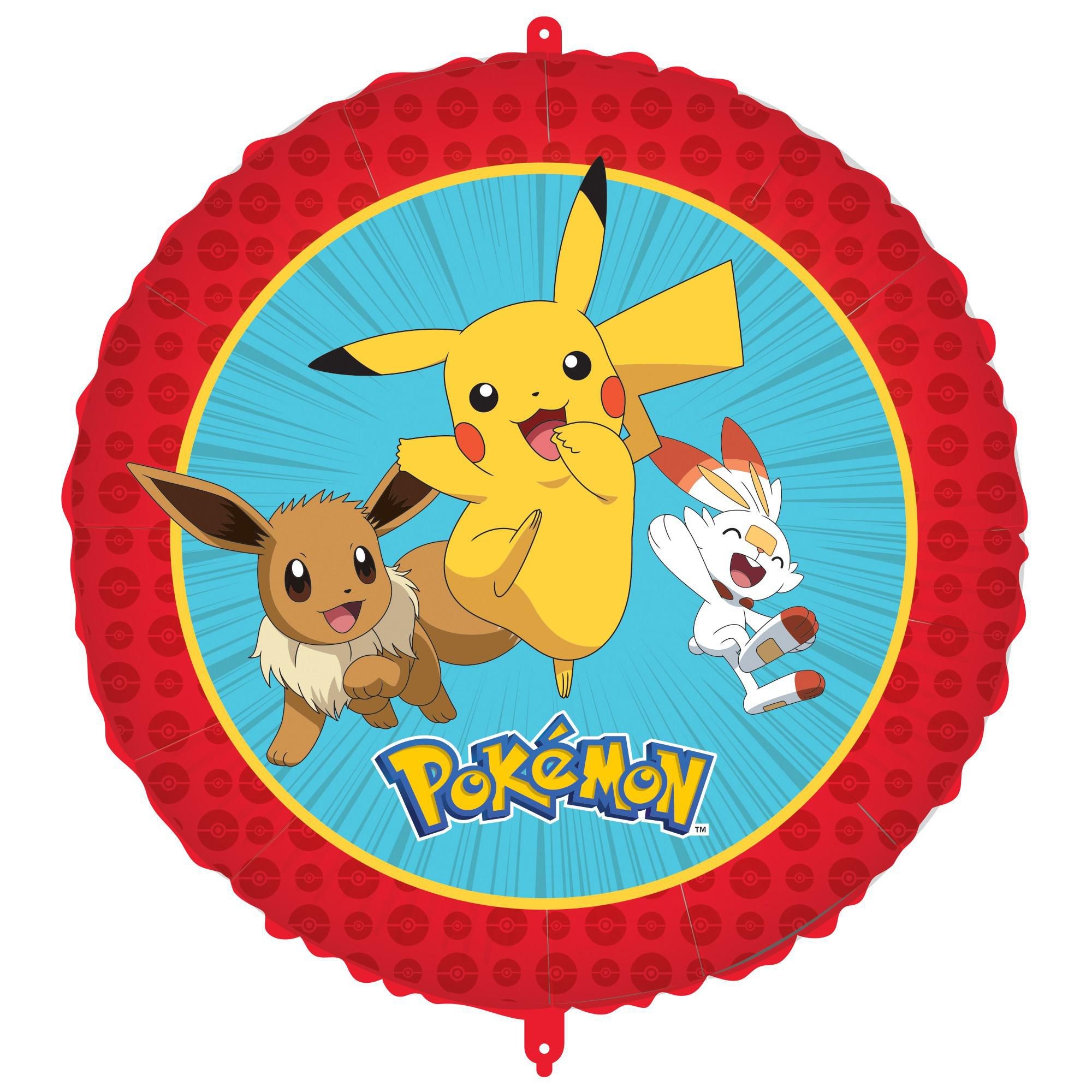 Svět dětí - Procos Fóliový balónek kruh - Pokemon 46cm