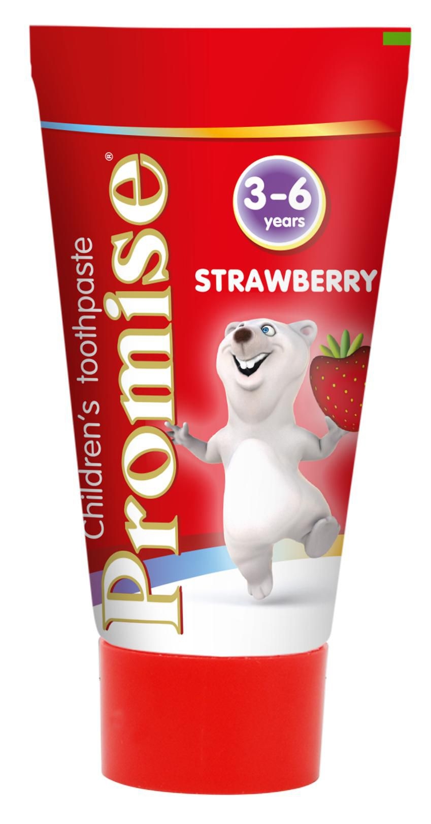 Svět dětí - Promise Dětská zubní pasta s fluorem a příchutí jahod 50 ml