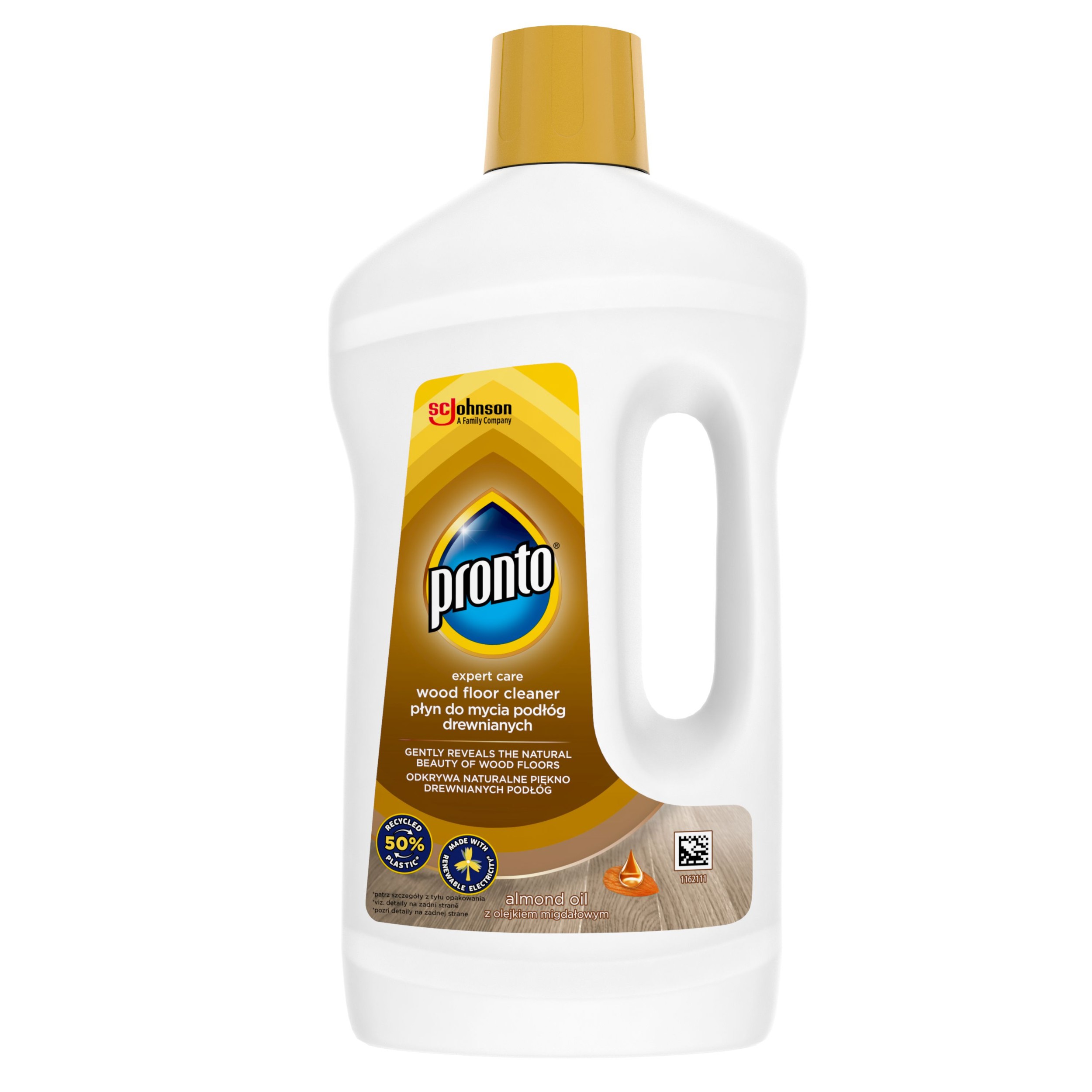 Drogerie a kosmetika - Pronto Extra Care mýdlový čistič na dřevo s mandlovým olejem 750 ml