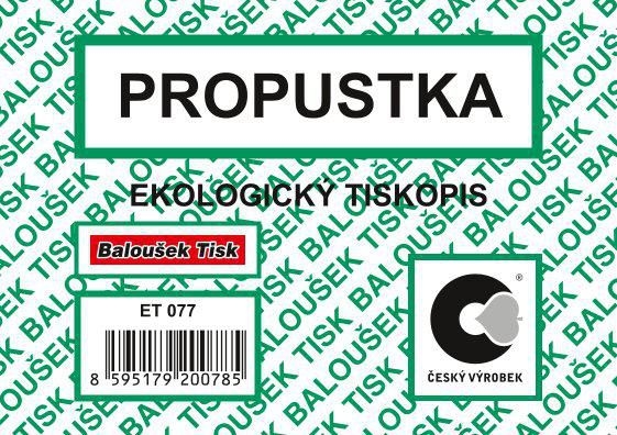 Propustka A7 ET077-0