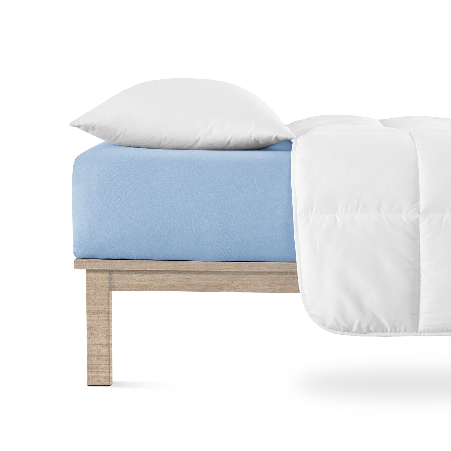 Prostěradlo lycra 90x200x35cm modrá