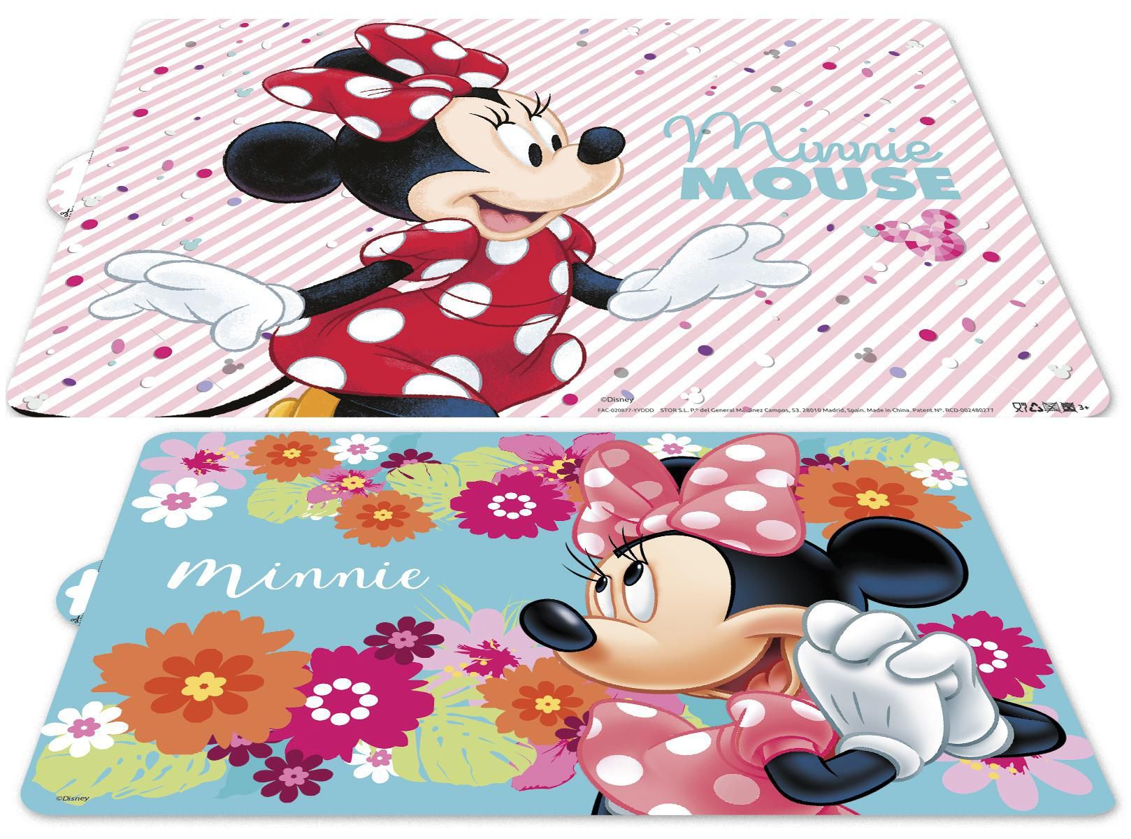 Domácnost a Zahrada - Prostírání plastové MINNIE BLOOM 43X28CM, různé motivy