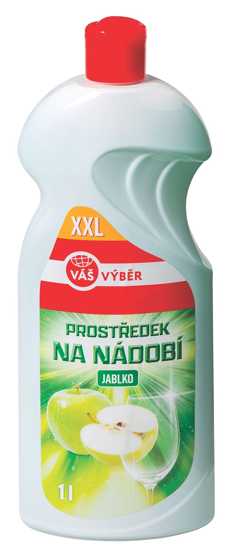 Drogerie a kosmetika - Prostředek na nádobí jablko 1000ml
