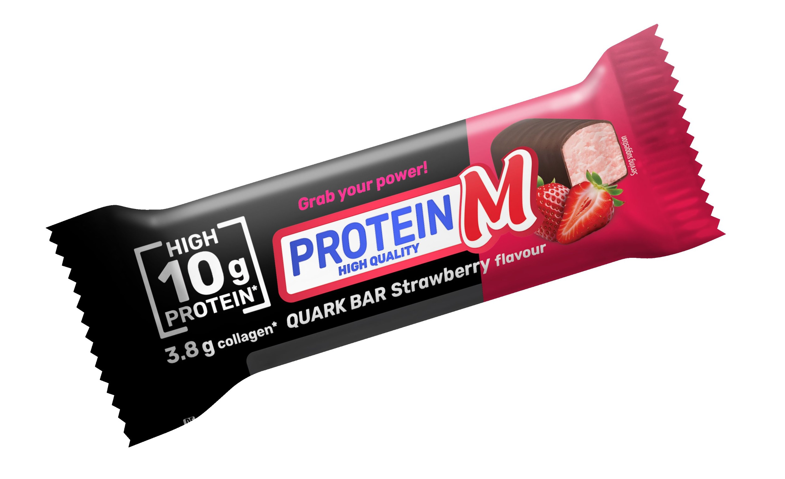 Mléčné a chlazené - Protein M snack s jahodovou příchutí 40g