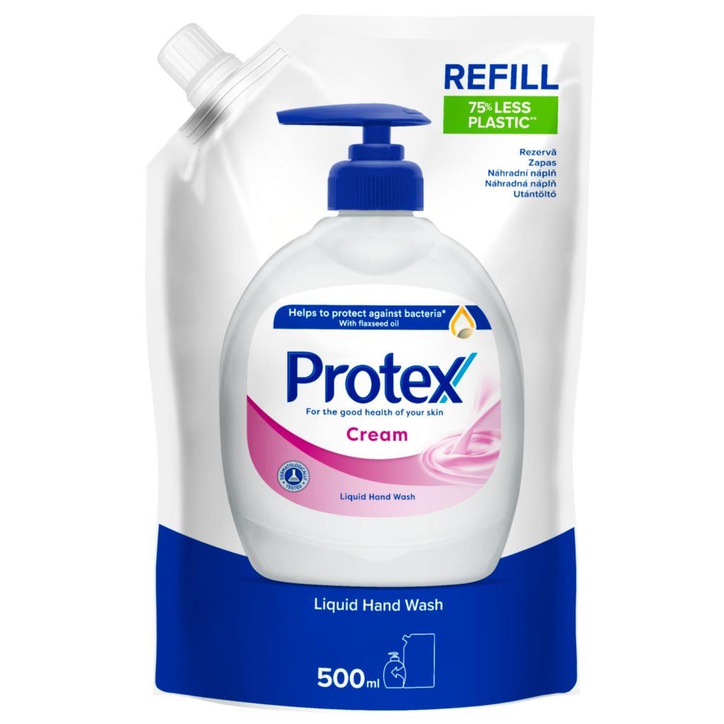 Drogerie a kosmetika - Protex Tekuté mýdlo Cream doypack 500ml