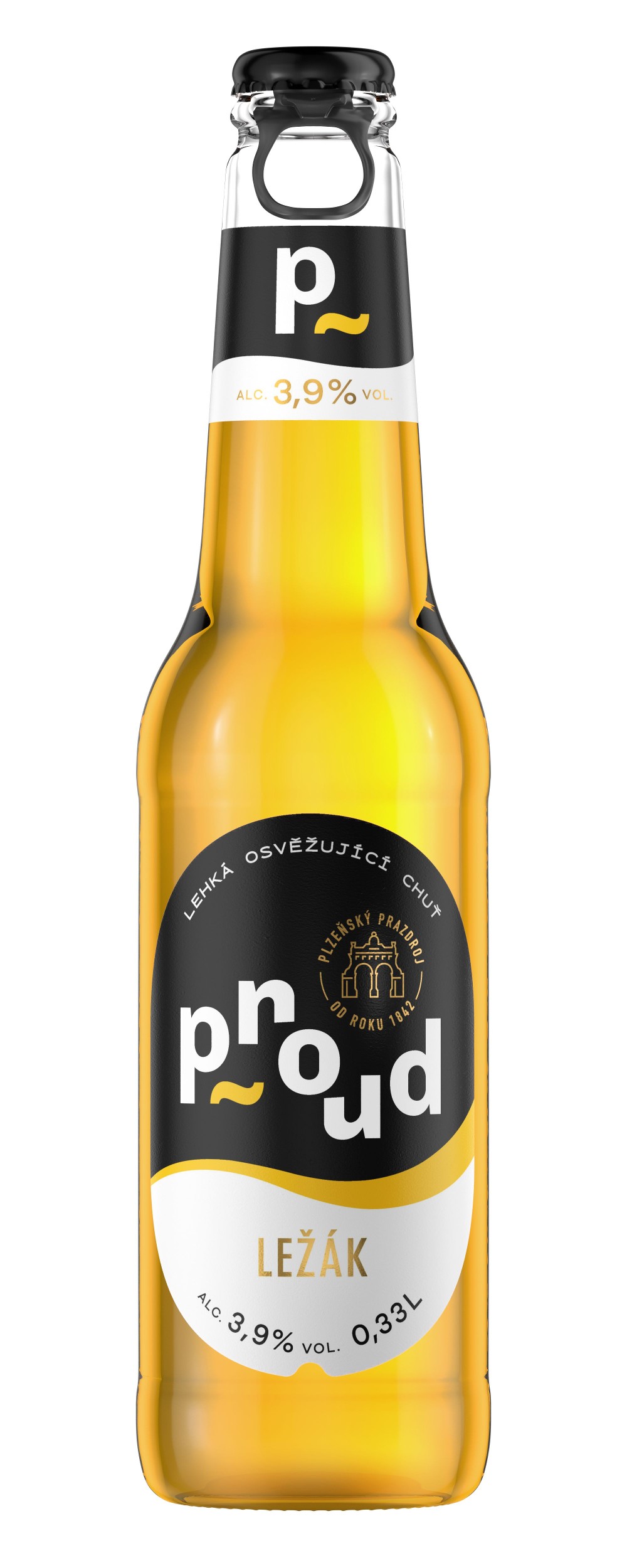 PROUD LEŽÁK 0,33L SKLO-1