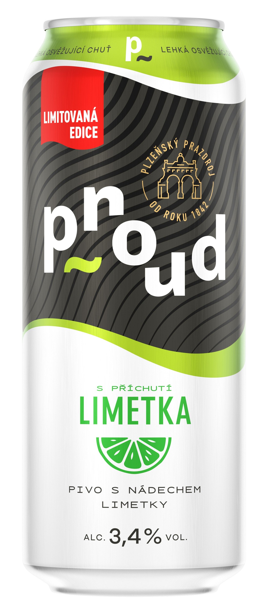 Nápoje - Proud s příchutí limetky 0,5l