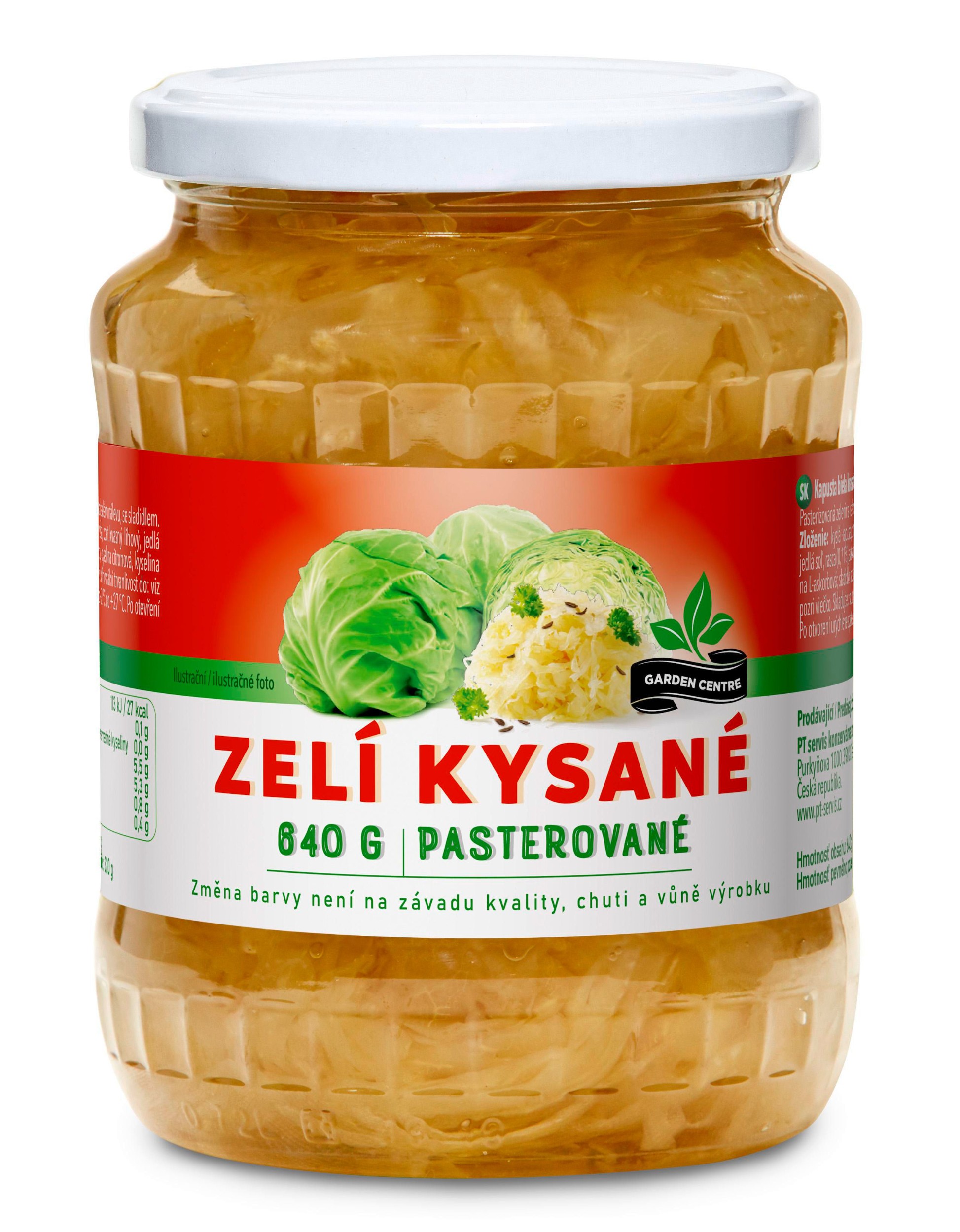 Trvanlivé potraviny - PT servis Zelí kysané 640g
