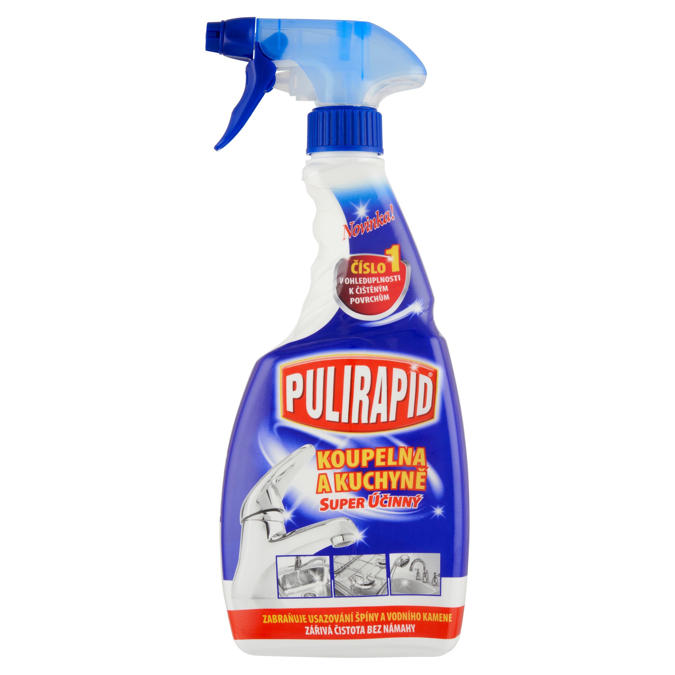 Pulirapid Koupelna a kuchyně na vodní kámen ve spreji 500 ml-0