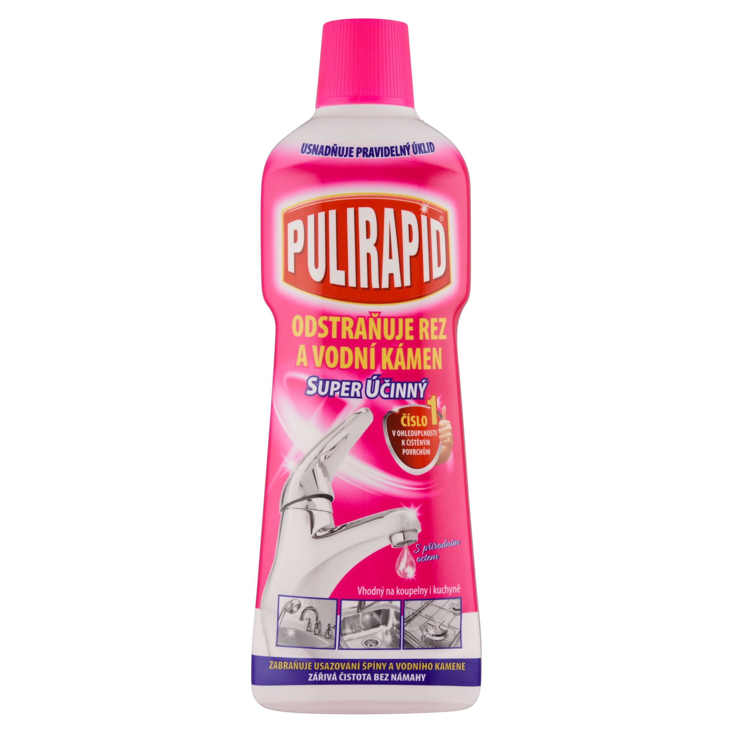 Pulirapid s octem na vodní kámen 750 ml-0