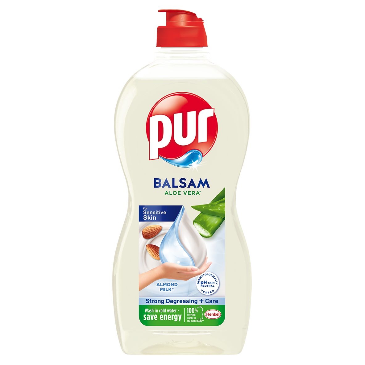 Drogerie a kosmetika - Pur Secret of Care Aloe Vera Čisticí prostředek na ruční mytí nádobí 450ml