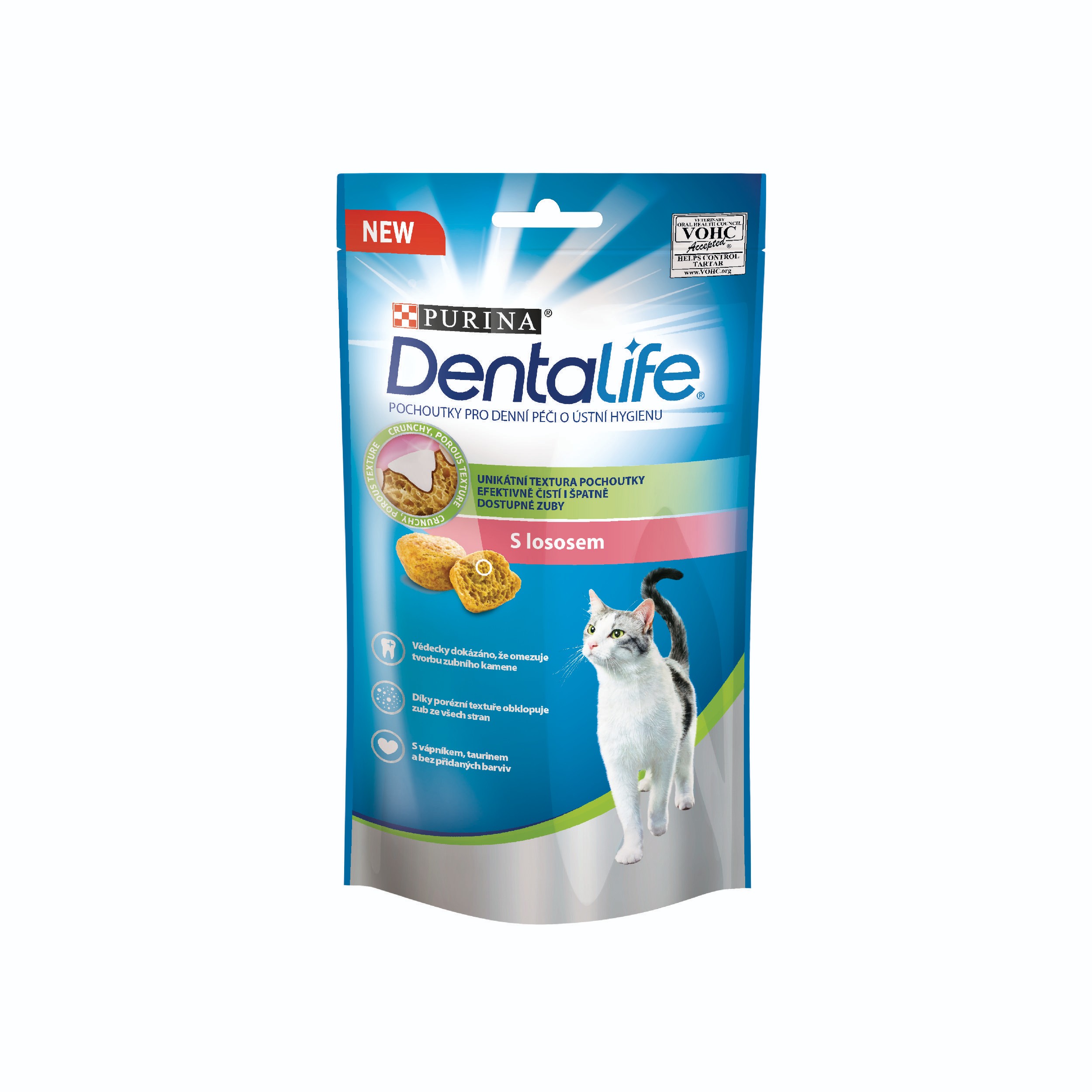 Svět zvířat - Purina Dentalife Cat s lososem 40g