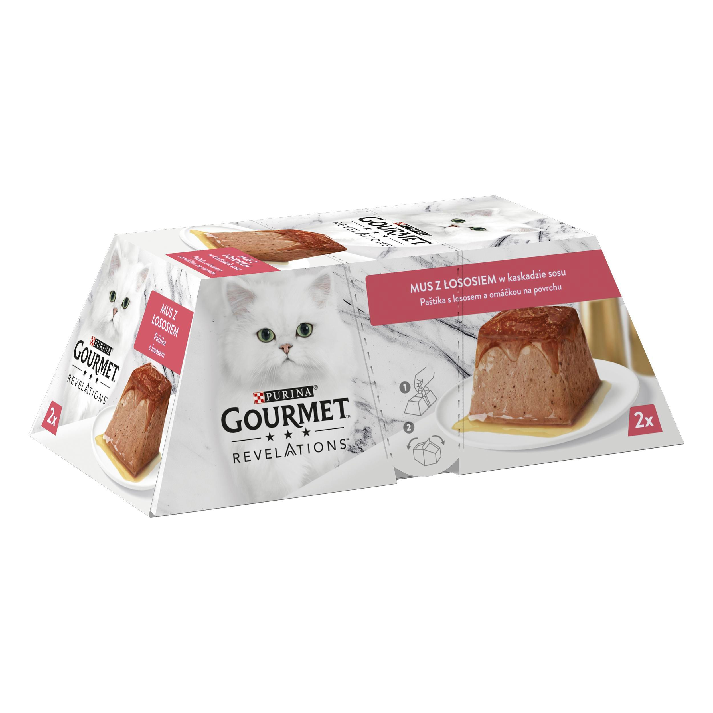 Svět zvířat - Purina Gourmet Revelations delikátní Paštika s hovězím 2 x 57g