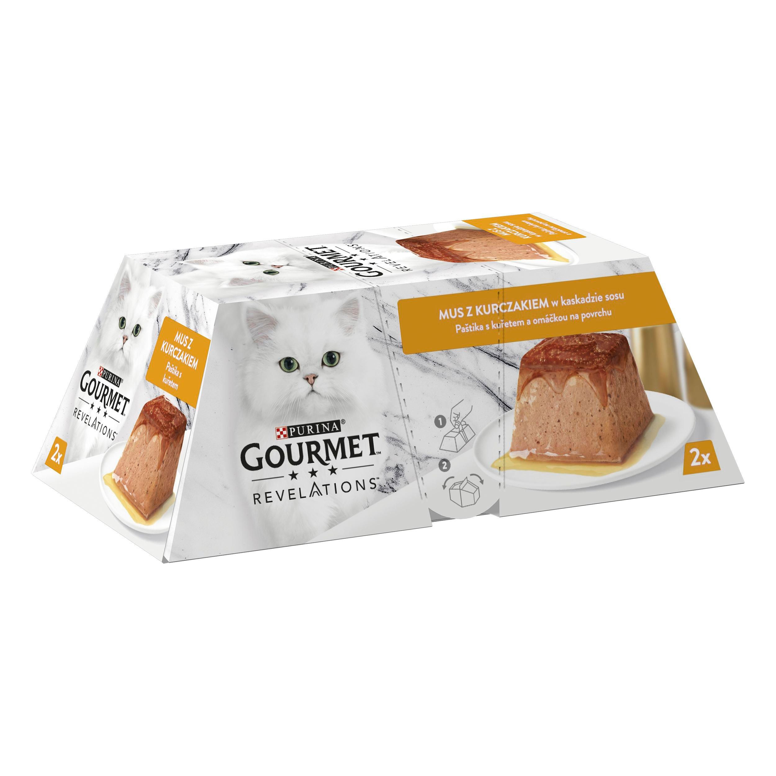 Svět zvířat - Purina Gourmet Revelations delikátní Paštika s kuřecím 2 x 57g