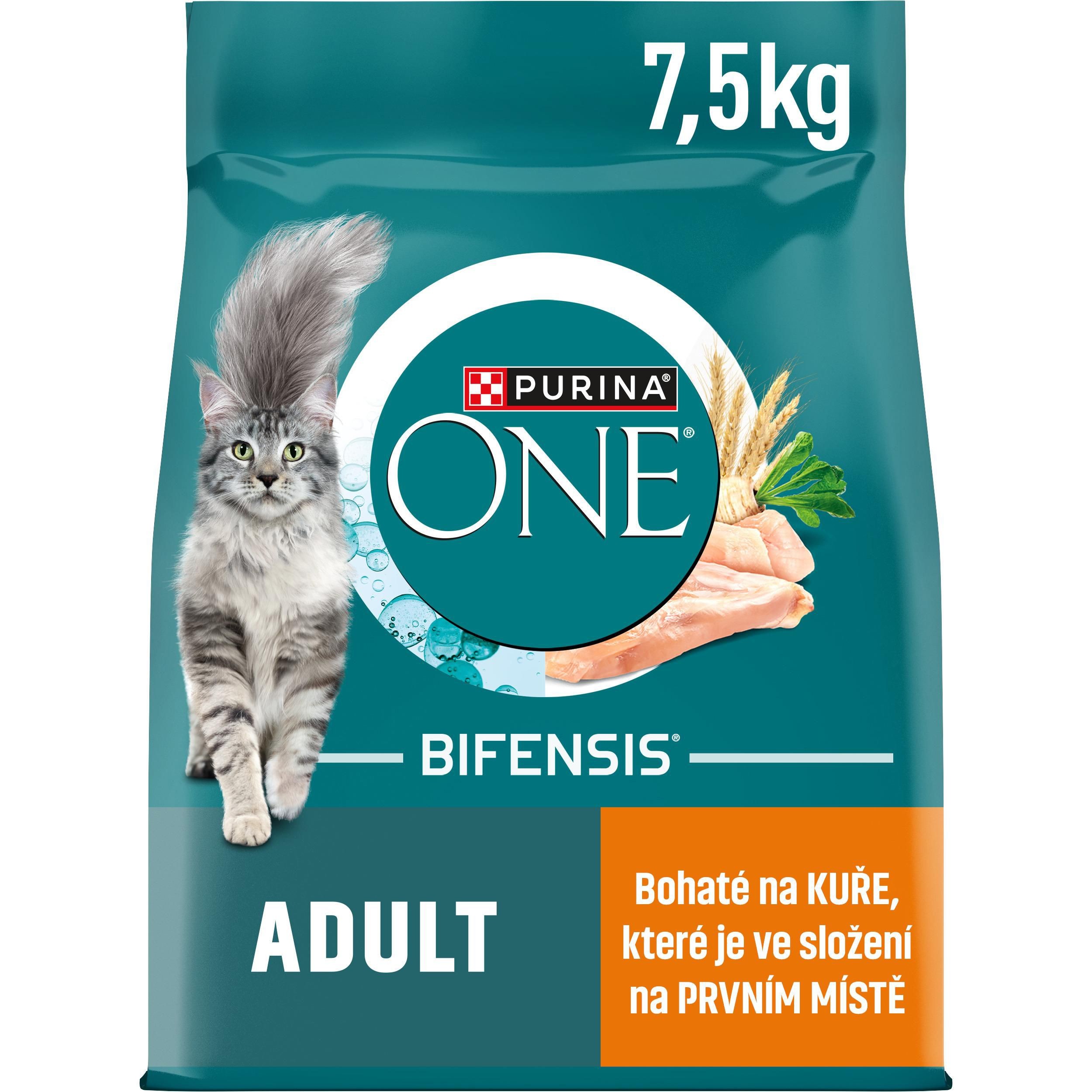Svět zvířat - Purina One bifensis Adult kuřecí s pšenicí 7,5kg