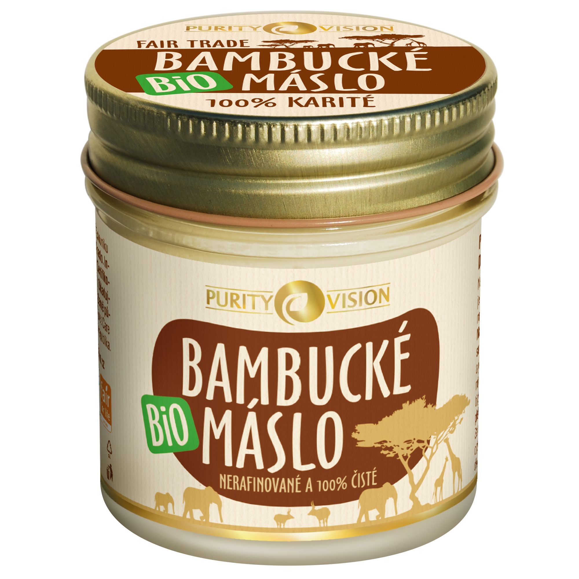 Drogerie a kosmetika - Purity Vision Bio Bambucké máslo - kosmetika