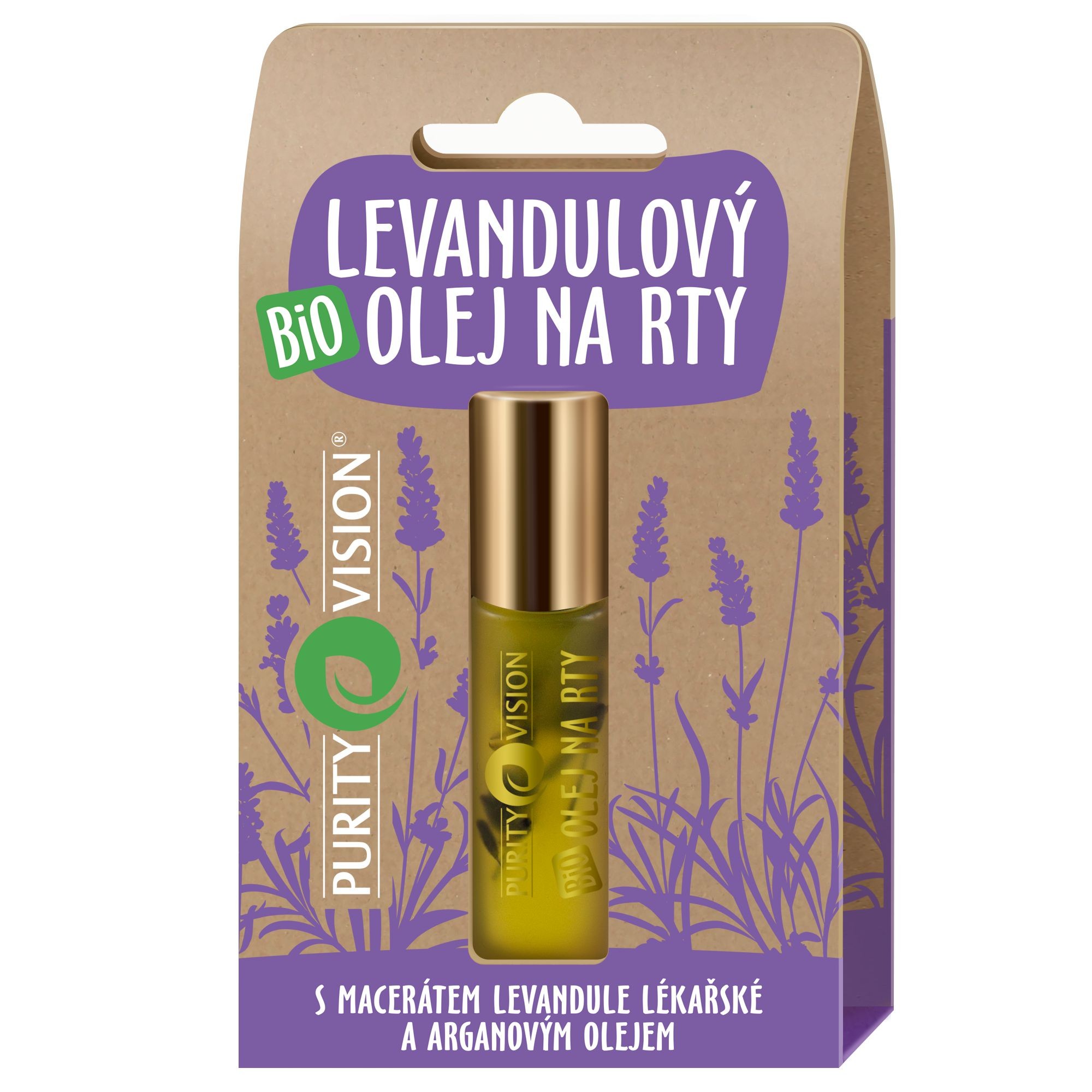 Drogerie a kosmetika - Purity Vision Bio Levandulový olej na rty