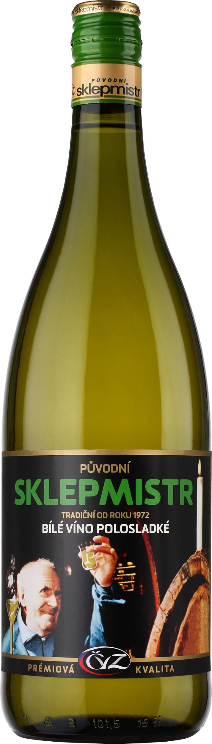 Nápoje - Původní Sklepmistr víno bílé 1 l