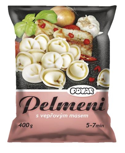 Mražené potraviny - Pva Pelmeni s vepřovým masem mražené 400 g