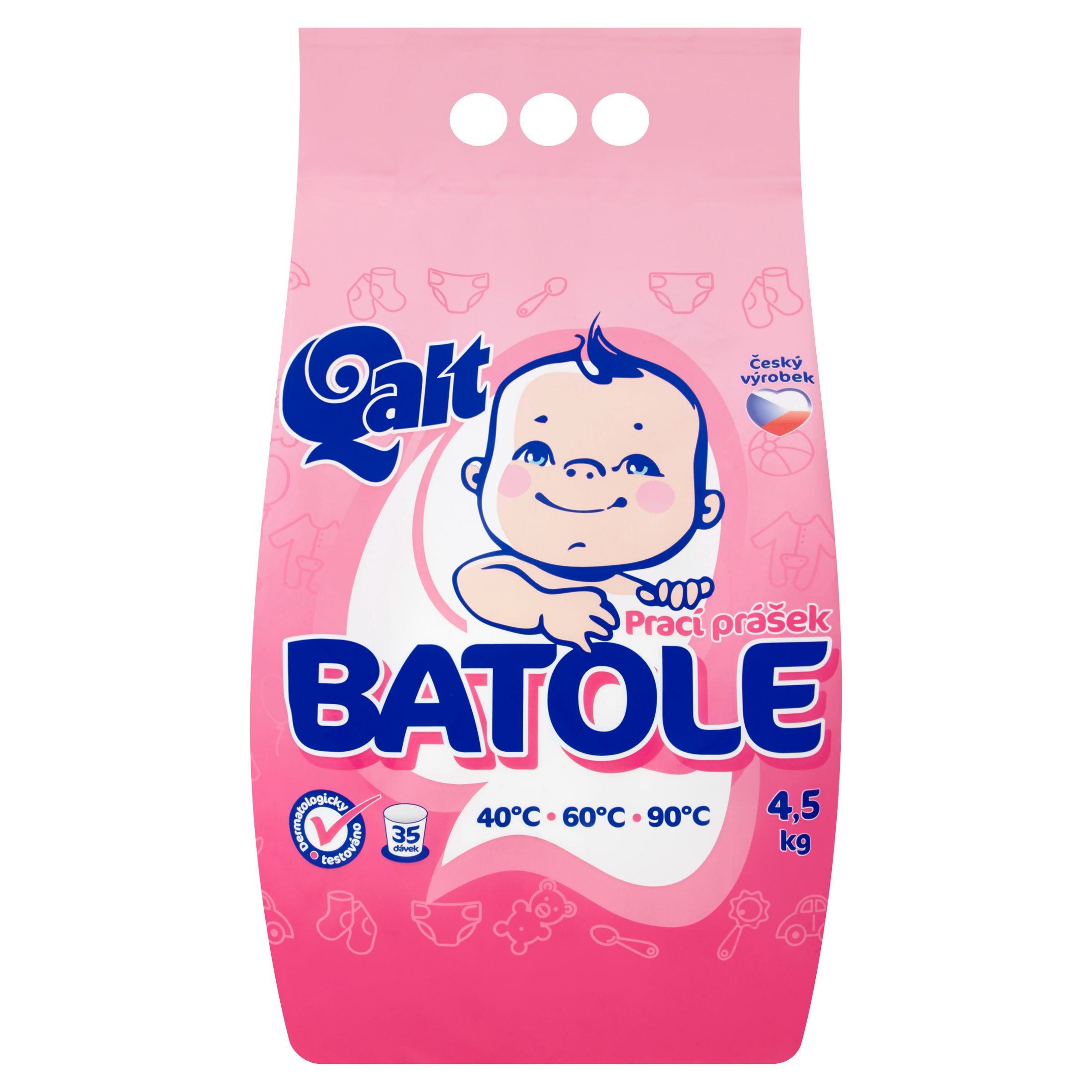 Drogerie a kosmetika - Qalt Batole Prací prostředek pro dětské prádlo 4,5 kg 35 praní