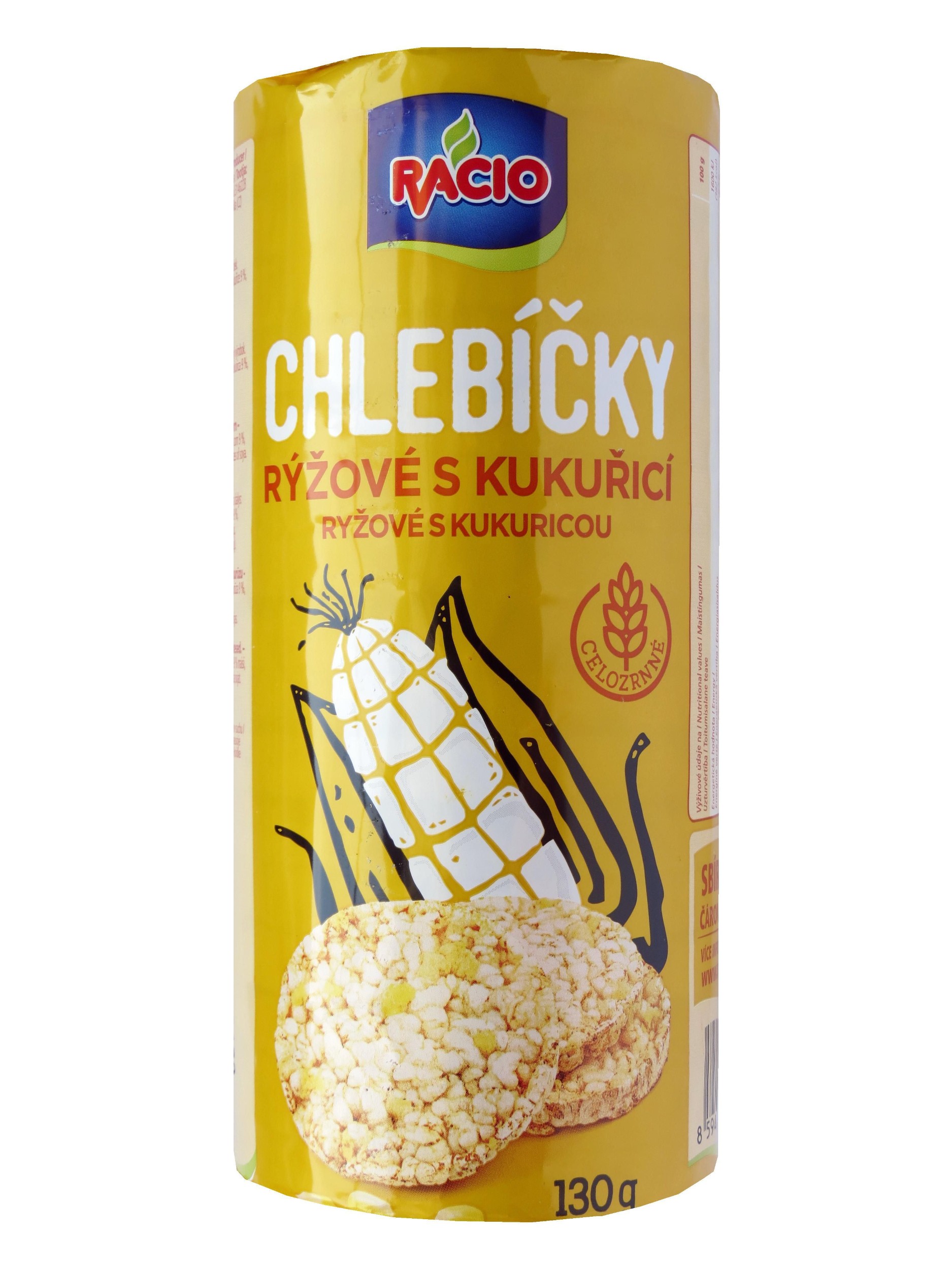 Pekárna a cukrárna - Racio Chlebíčky rýžové s kukuřicí 130 g