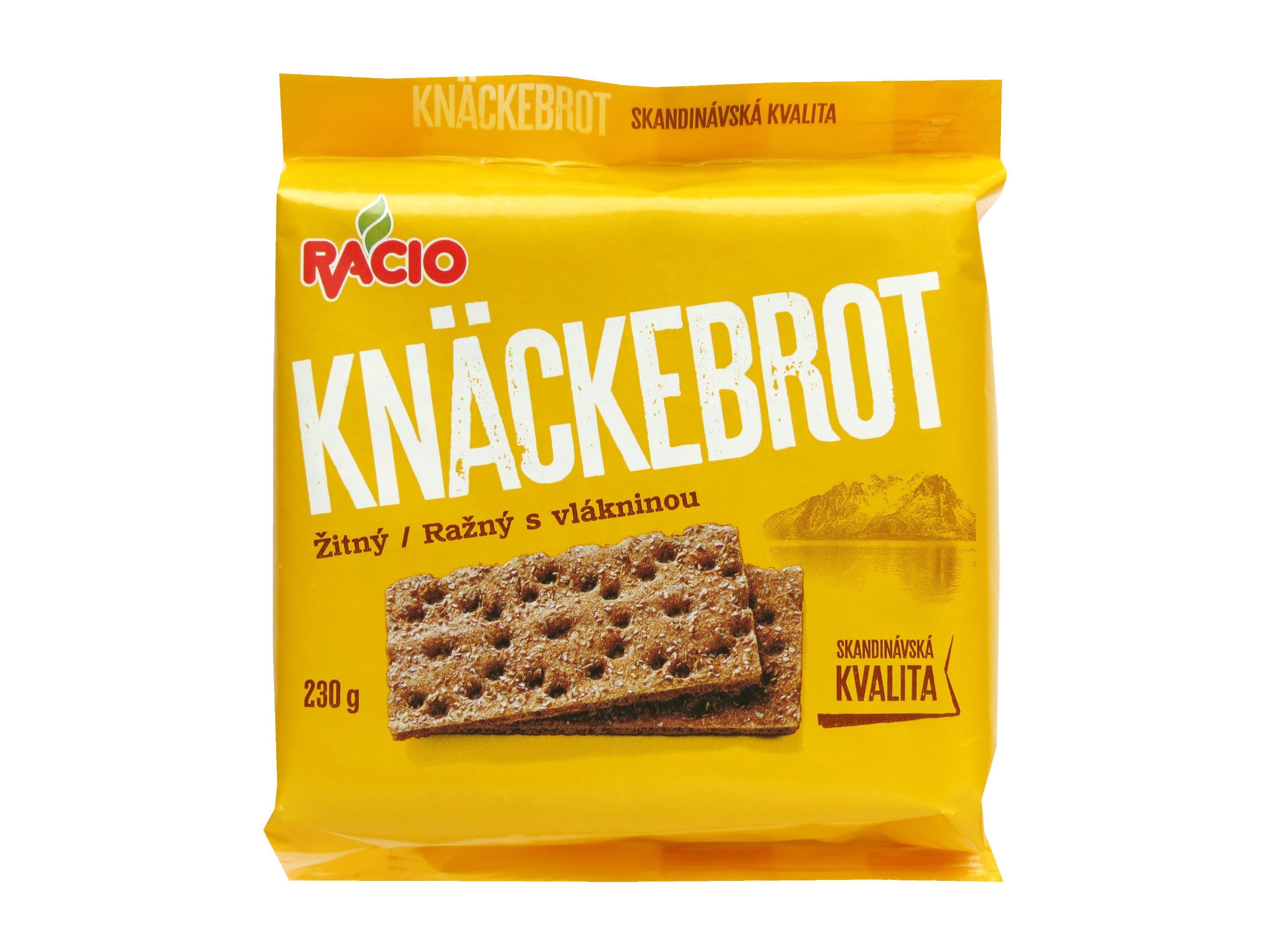 Pekárna a cukrárna - Racio knäckebrot žitný s vlákninou 230 g